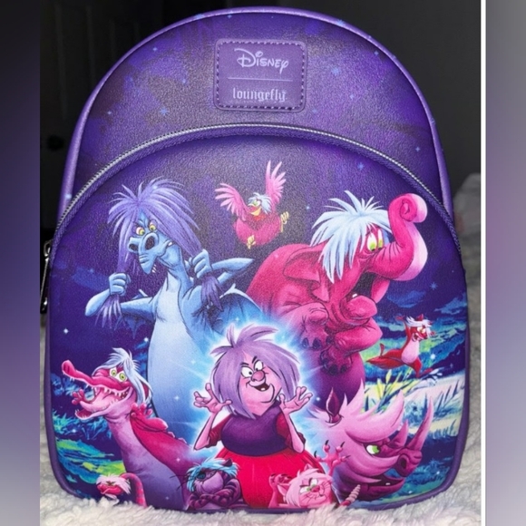 Loungefly Handbags - NWT Disney Madam Mim Many Forms The Sword In The Stone Mini Loungefly Backpack